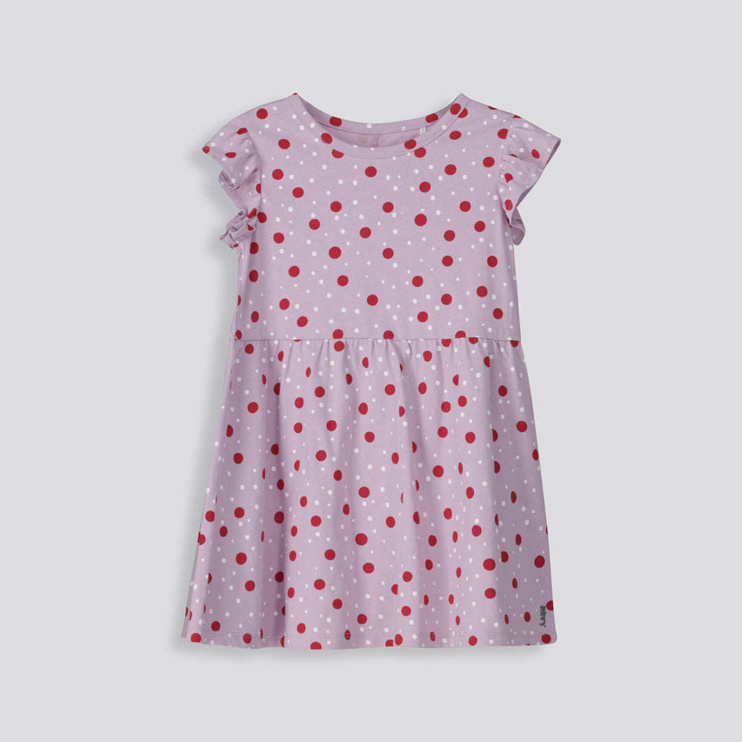 Girls Flutter Sleeve Dress