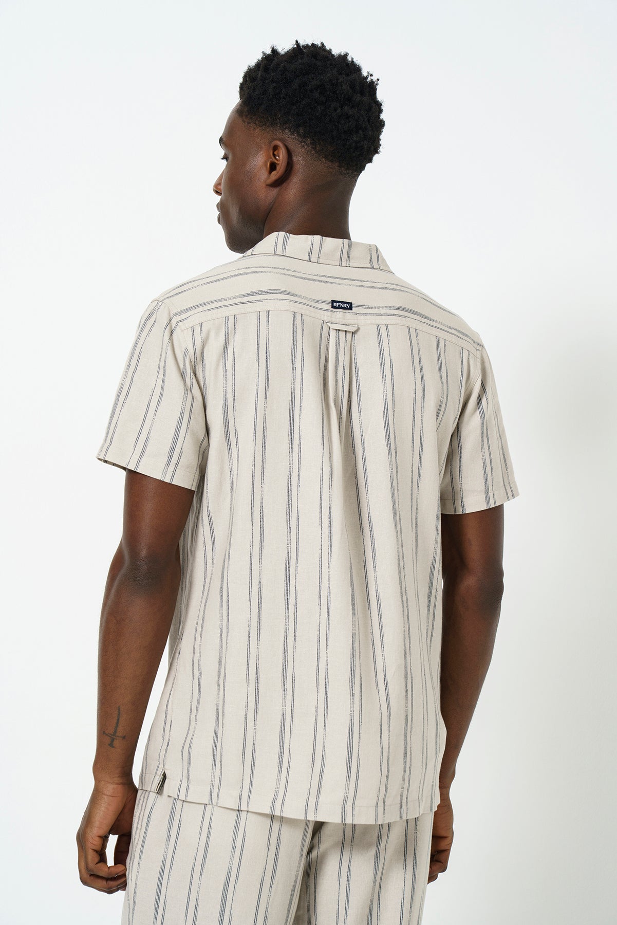 Pinstripe Shirt - Cement