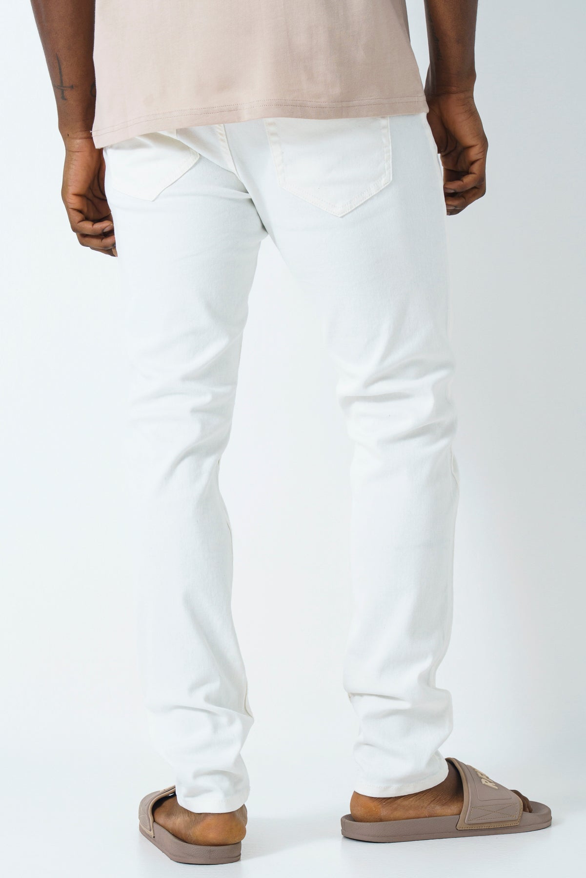 Rf02 White Denim Jeans