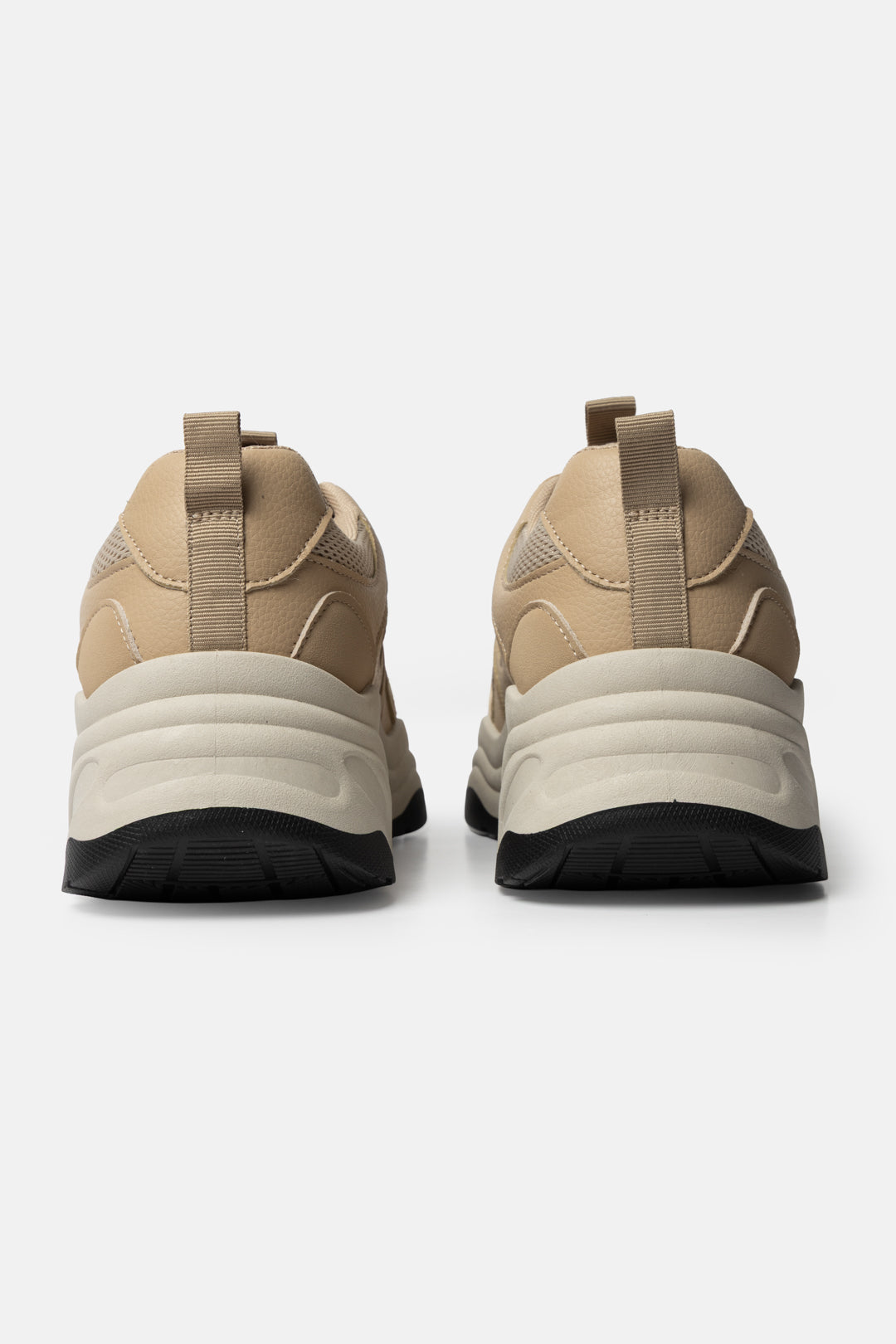 Mesh Panel Platform Sneakers