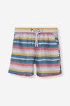 Boys Stripe Pool Shorts