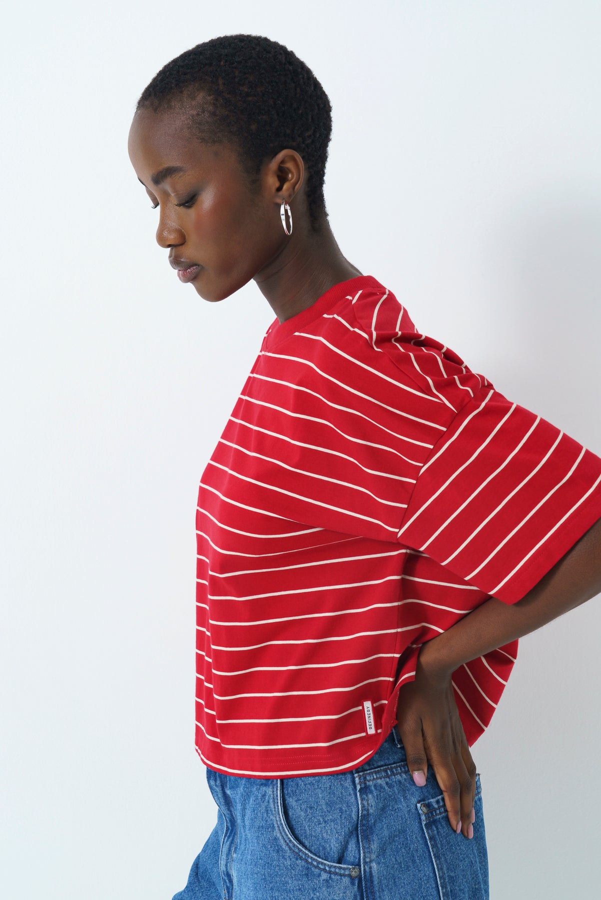 Stripe Boxy T-Shirt