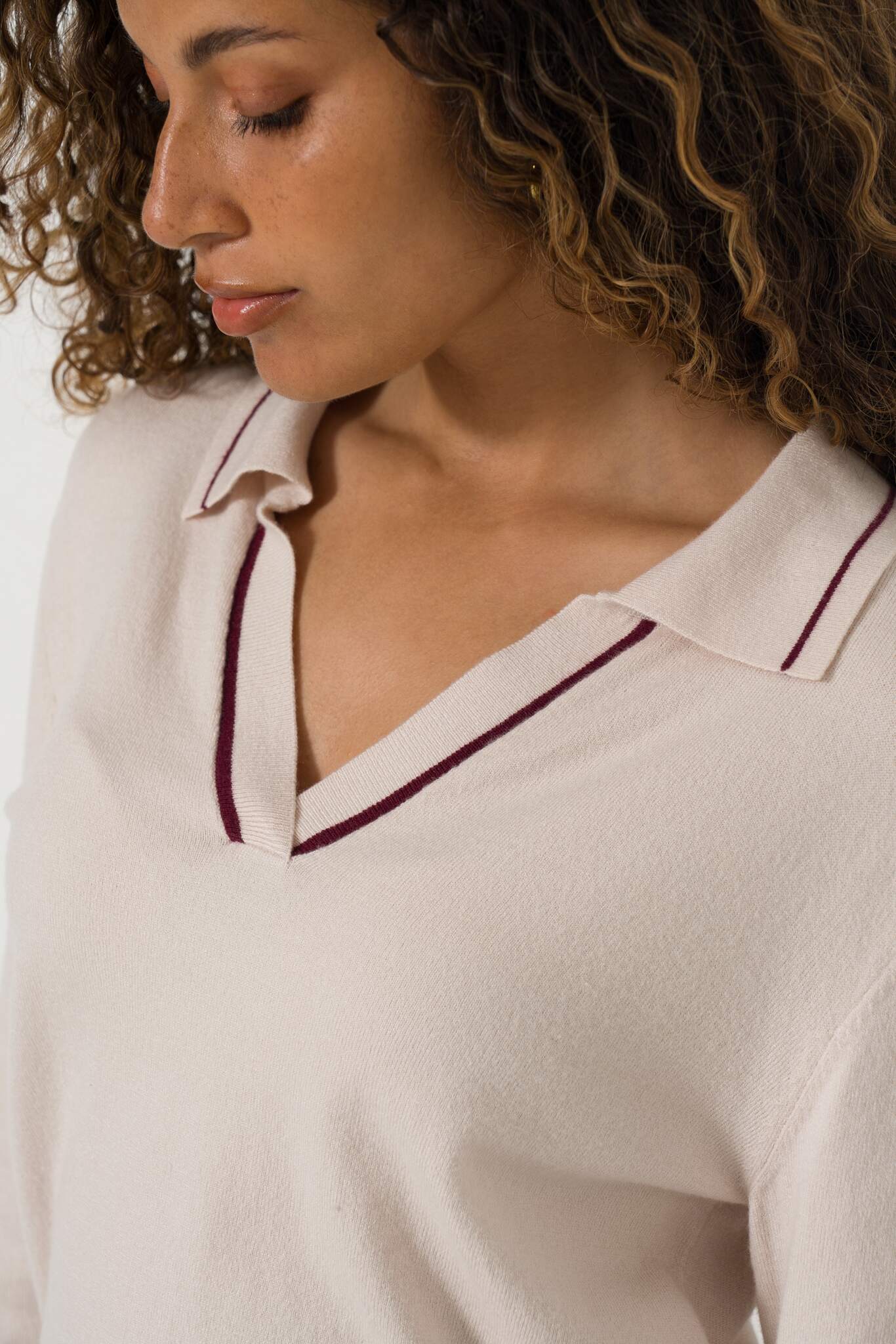 Split Collar Jumper