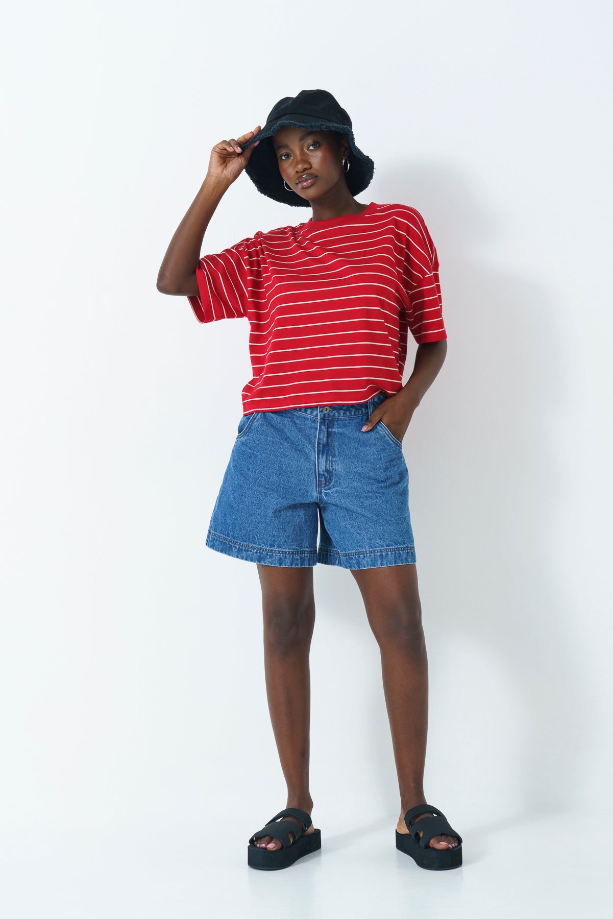Stripe Boxy T-Shirt