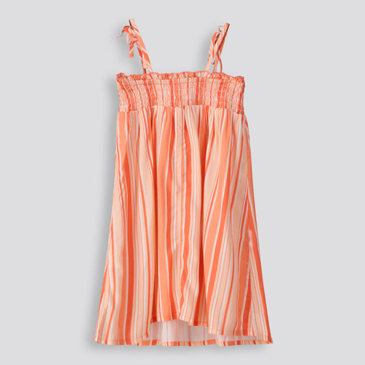 Girls Shirred Dress
