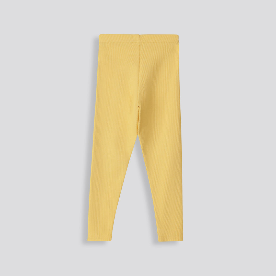 Girls Ribbed Leggings