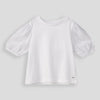 Girls Puff Sleeve Tee