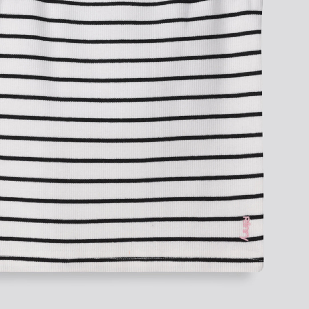 Girls Stripe Ribbed Tank