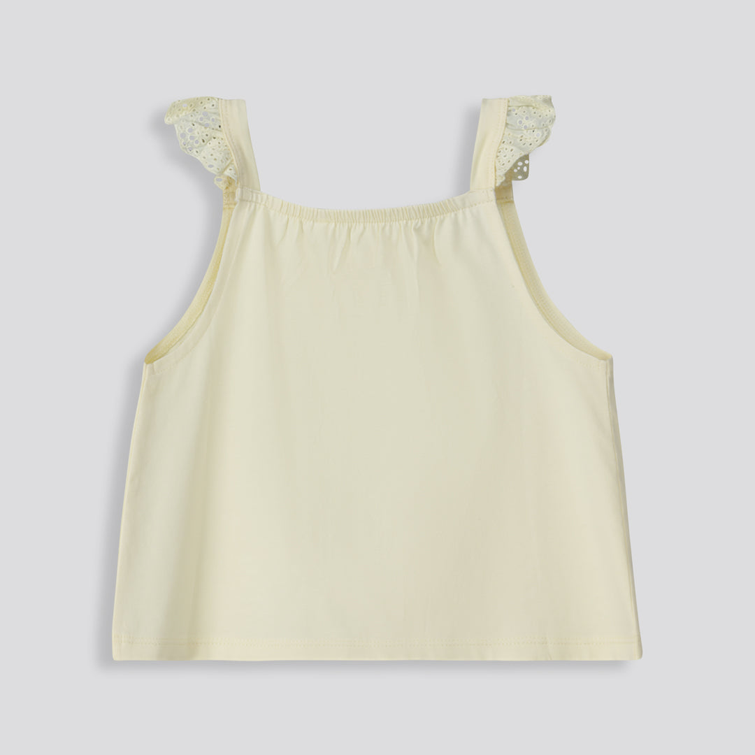 Girls Wing Sleeve Top