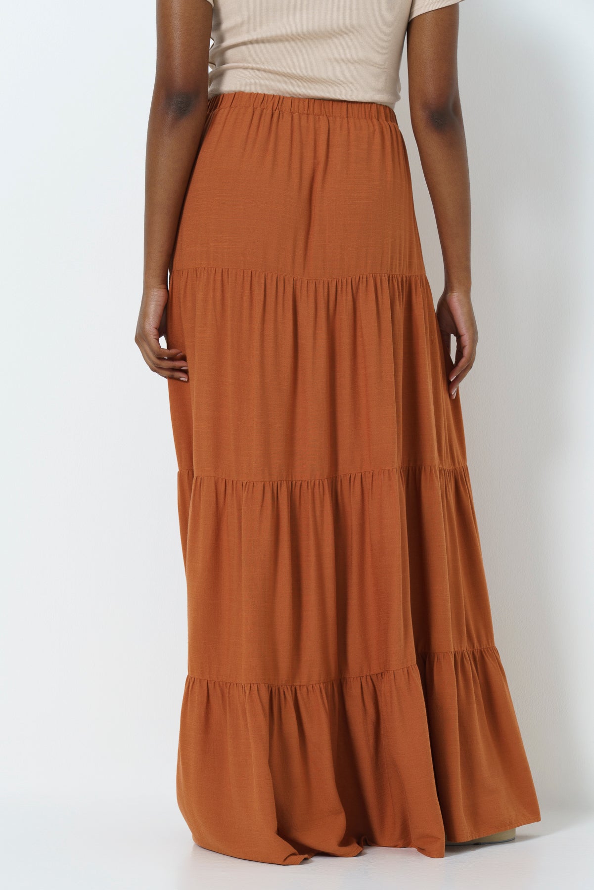 Tiered Maxi Skirt