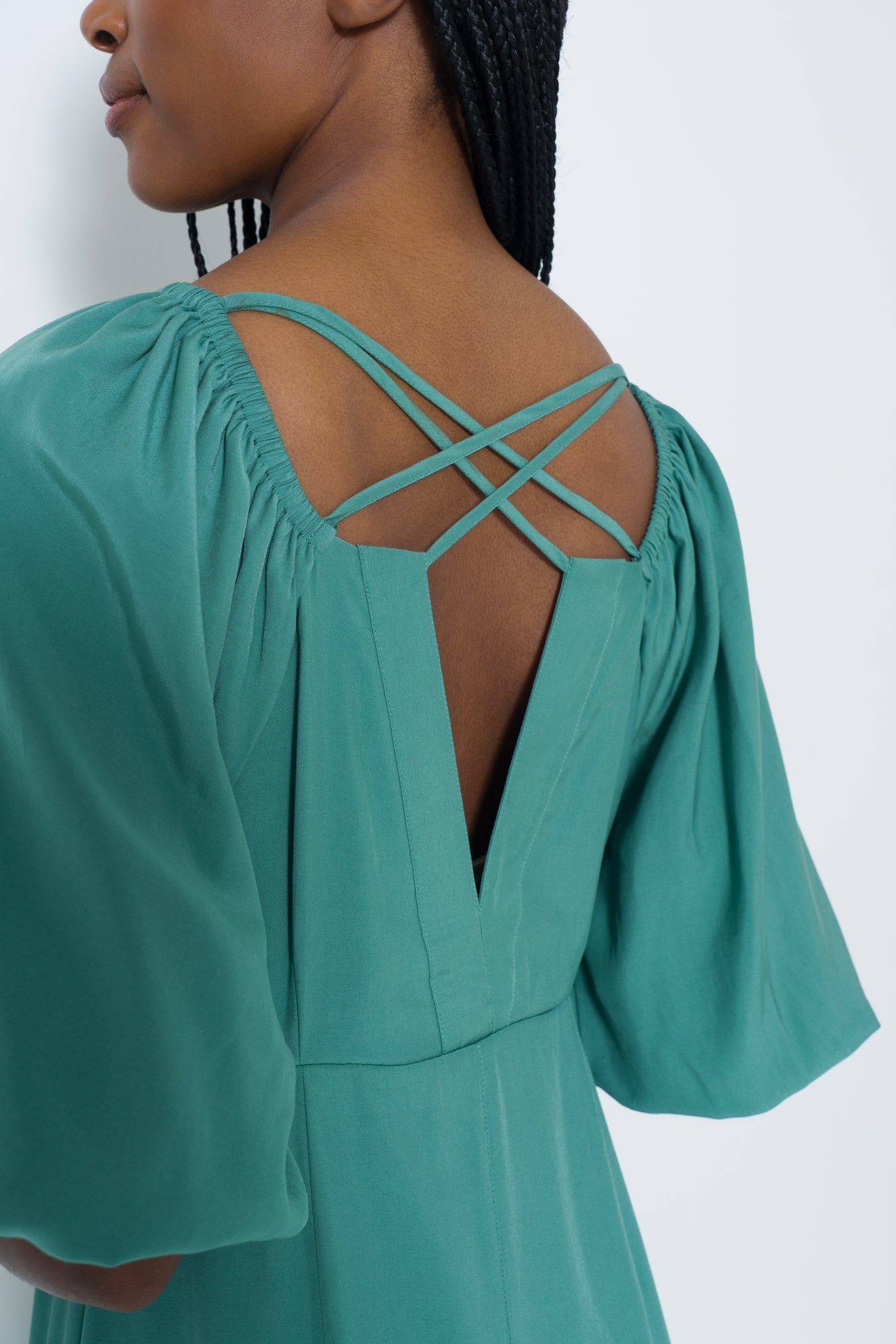 Asymmetrical Frill Dress