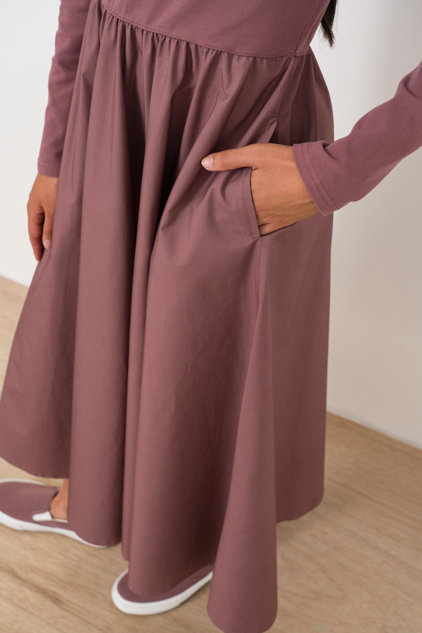 Long Sleeve Combo Dress