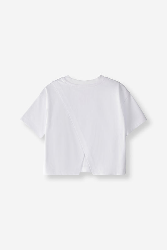 Girls Crossover Back Tee