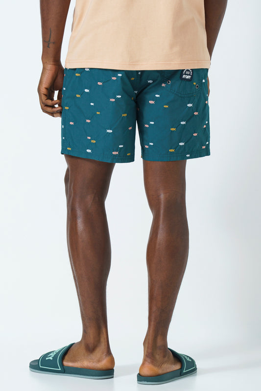 Graphic Pool Shorts