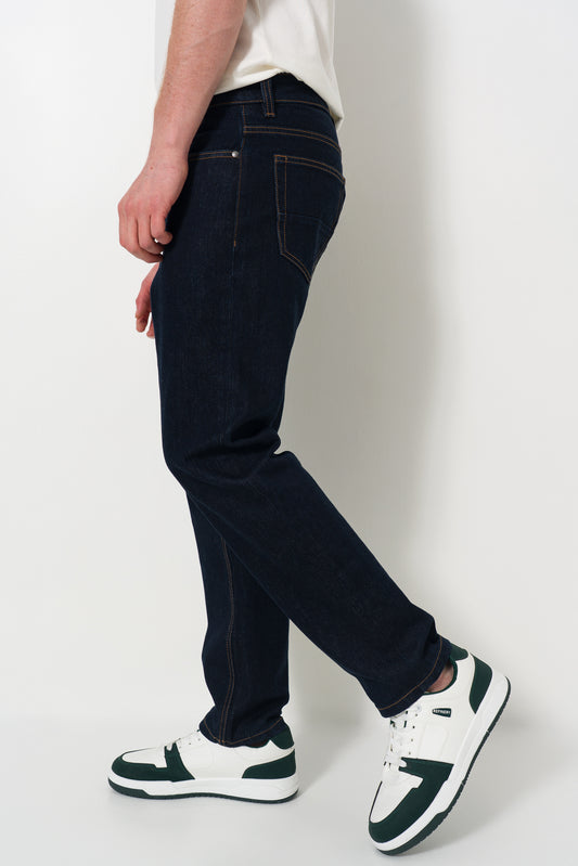 Denim Straight Leg Jeans