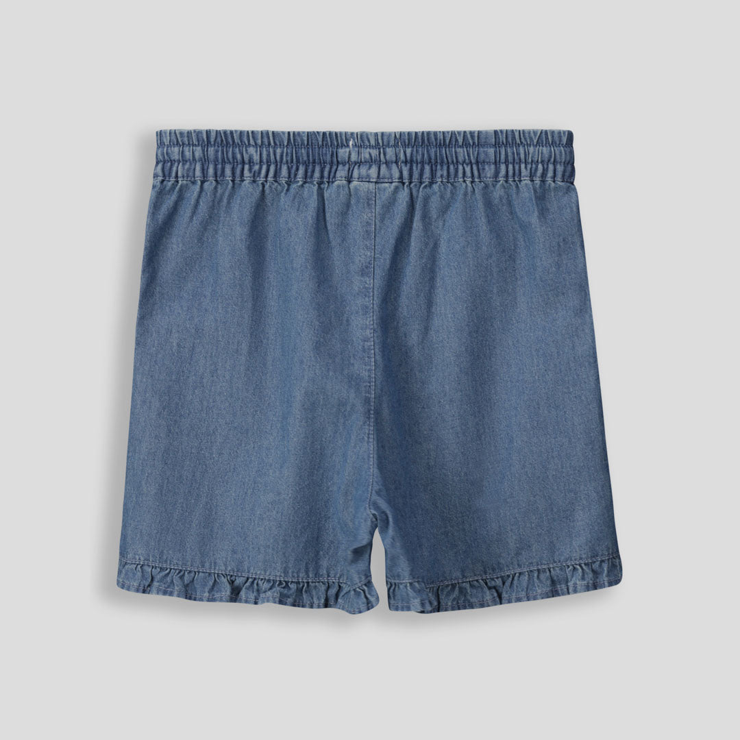 Girls Frill Hem Shorts