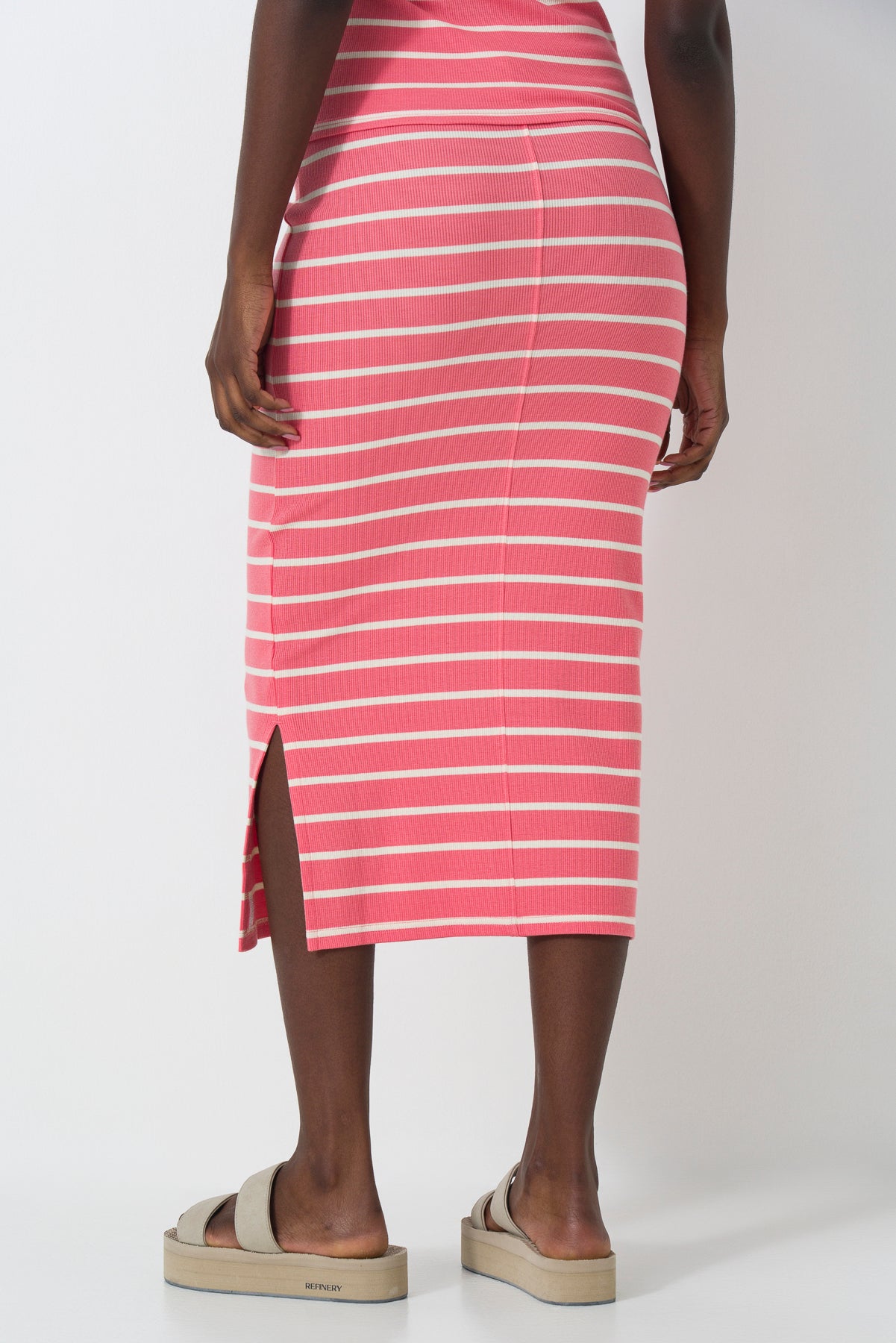 Ribbed Bodycon Skirt