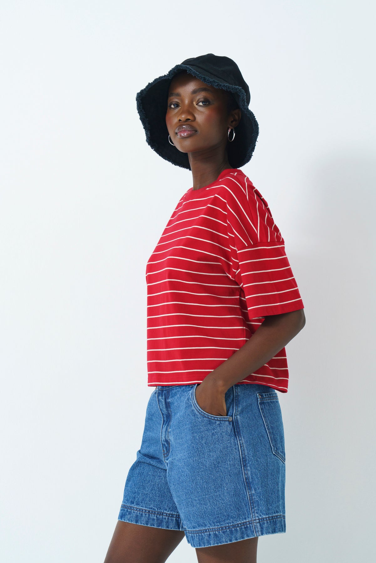Stripe Boxy T-Shirt