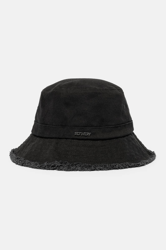 Raw Edge Bucket Hat