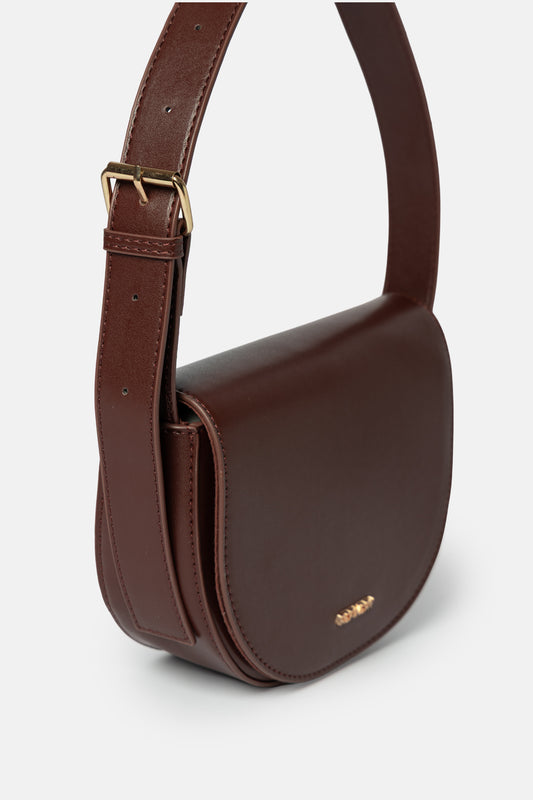 Saddle Buckle Crossbody Bag