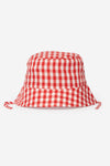 Girls Gingham Seersucker Hat
