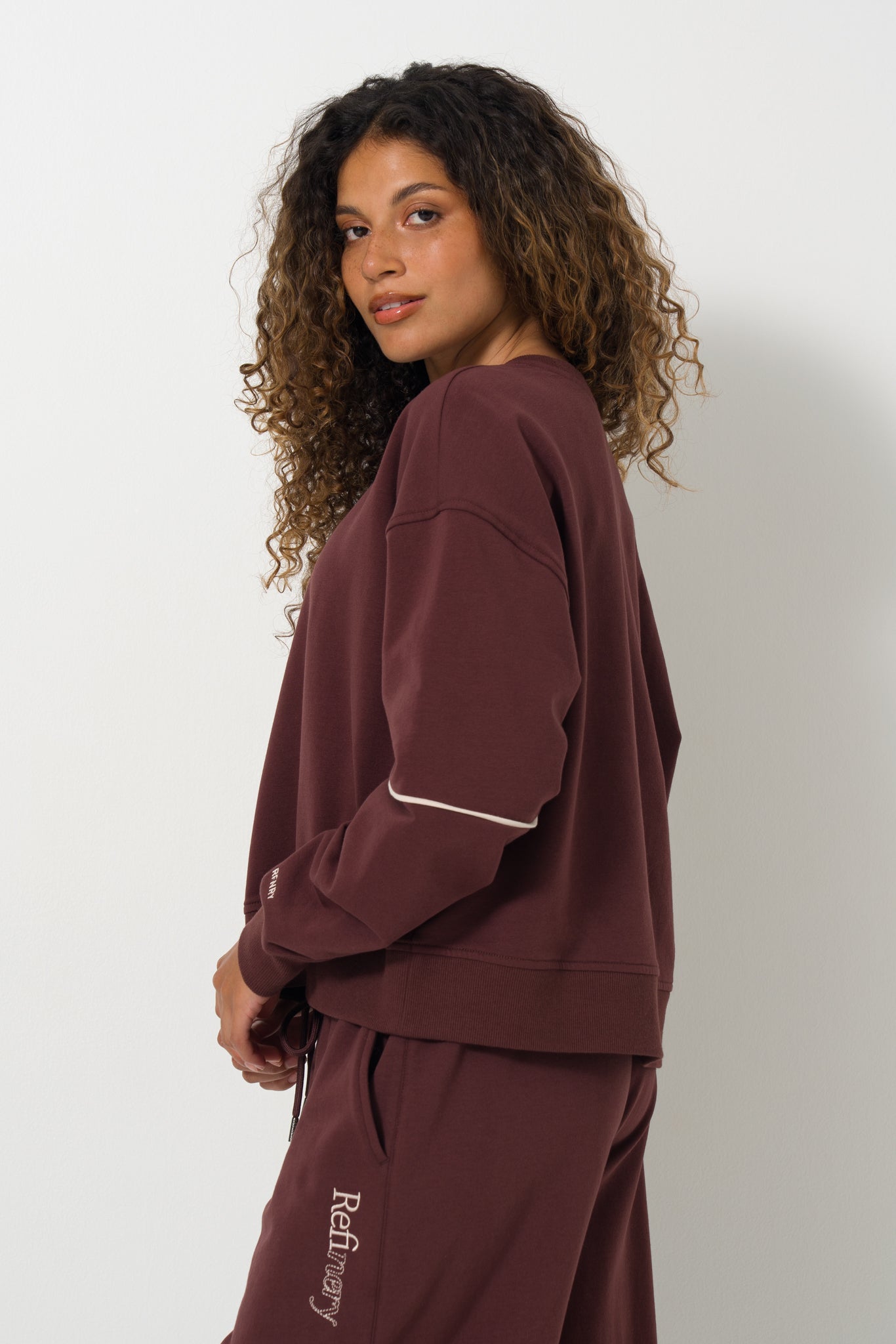 Drop Shoulder Sweat Top