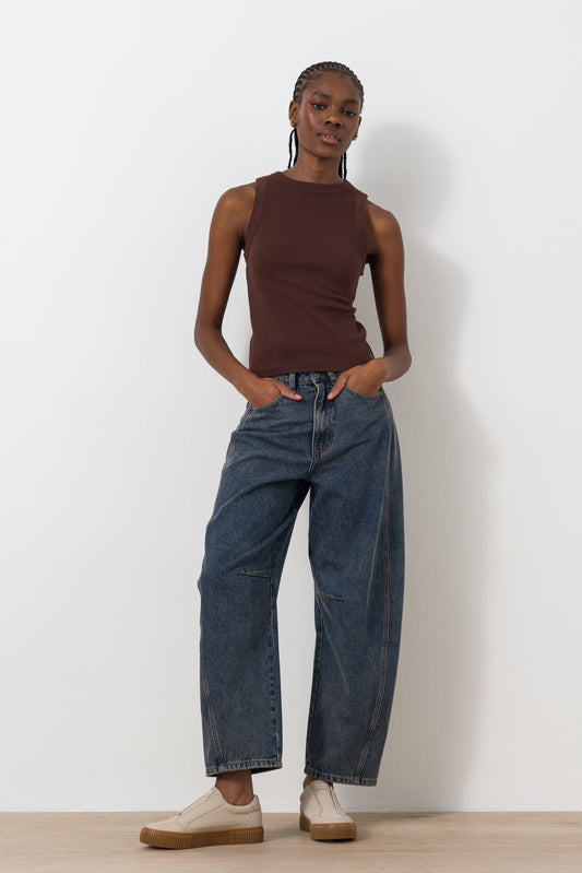 Hi-neck Rib Tank