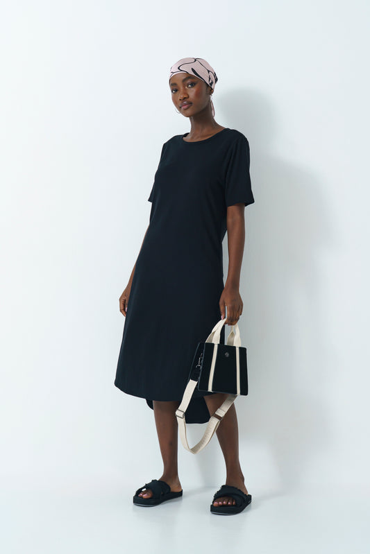 Scoop Hem Dress