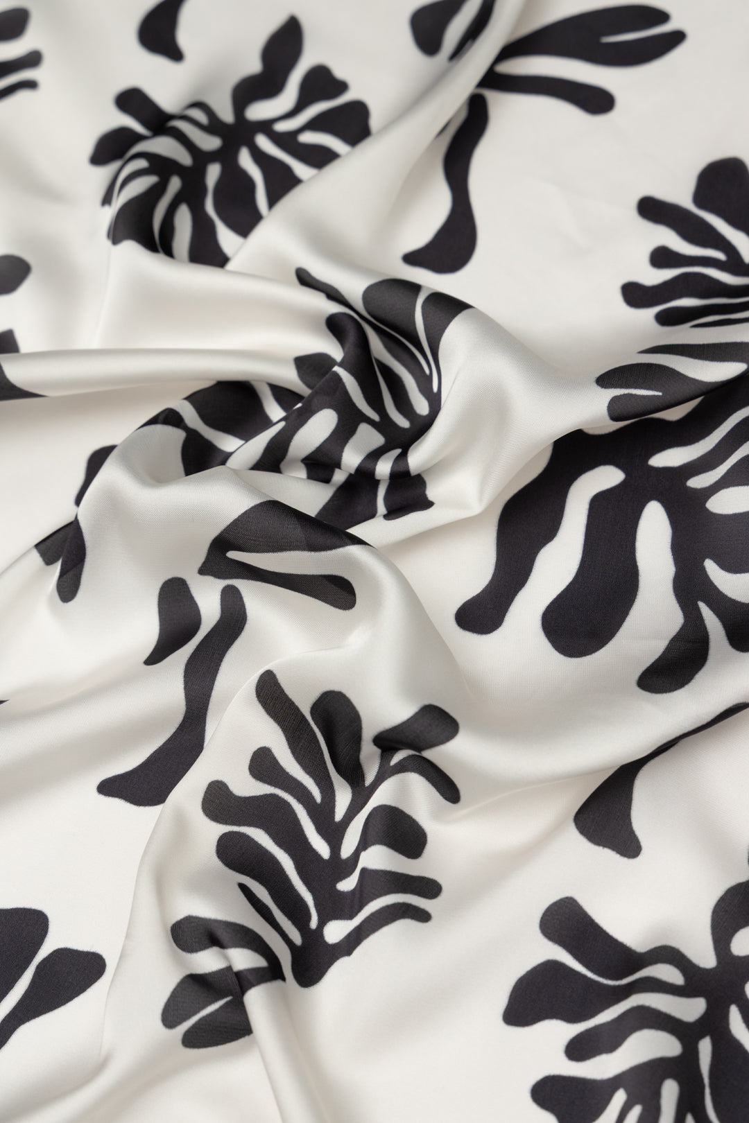 Patterned Satin Scarf