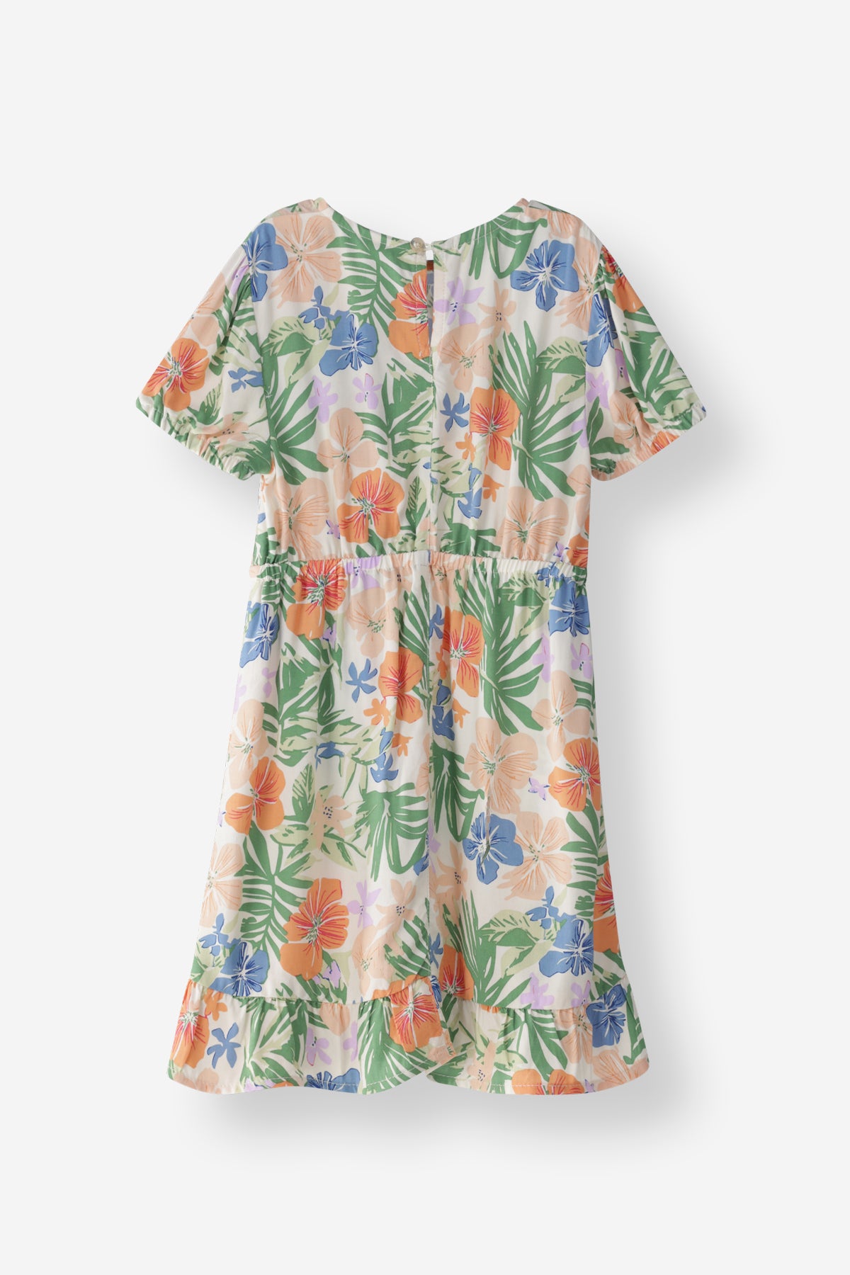 Girls Mock Wrap Dress