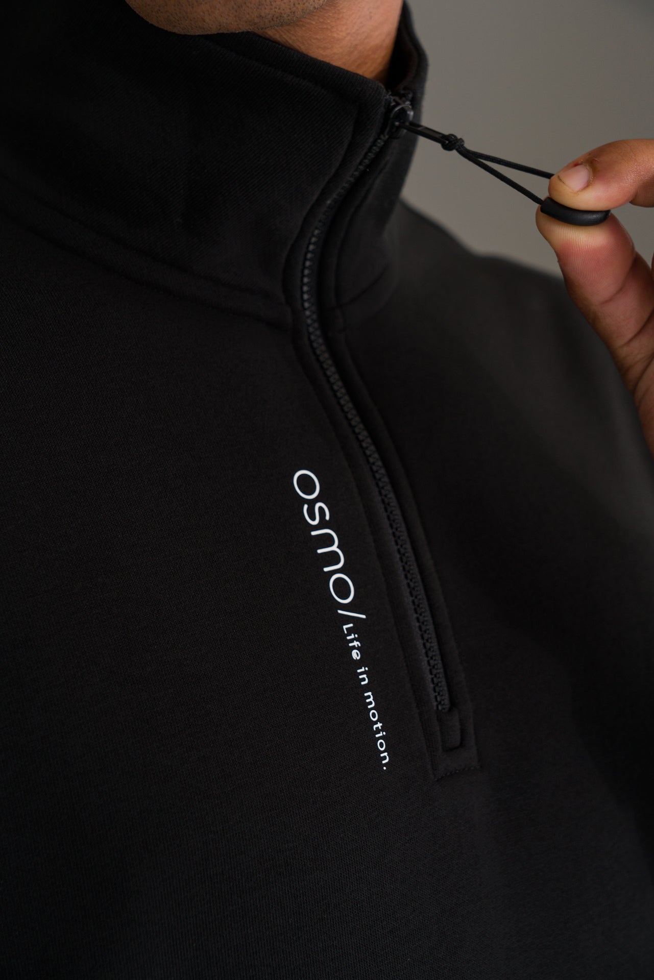 Quarter Zip Fleece Top