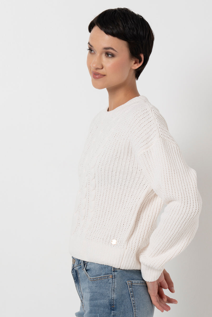 Chenille Cable Jumper