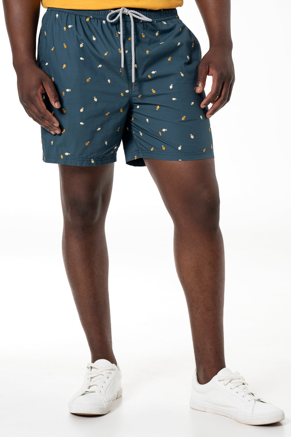 Printed Cuba Shorts _ 140331 _ Teal