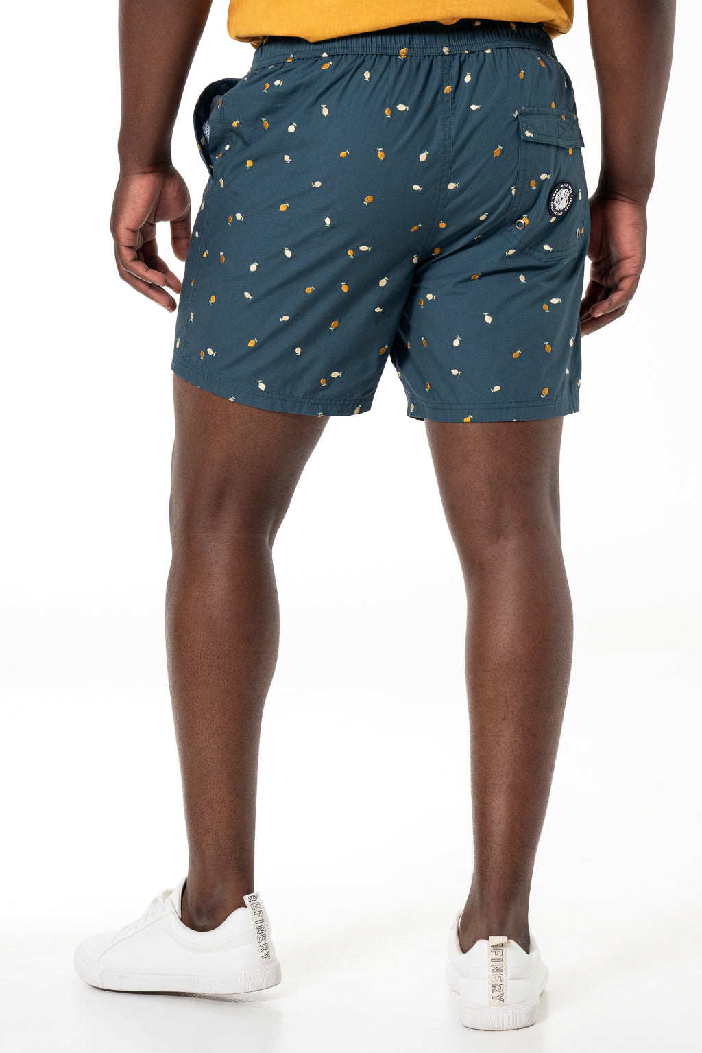 Printed Cuba Shorts _ 140331 _ Teal