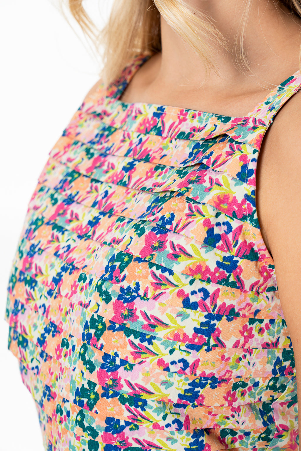 Pleated Top _ 141537 _ Multi
