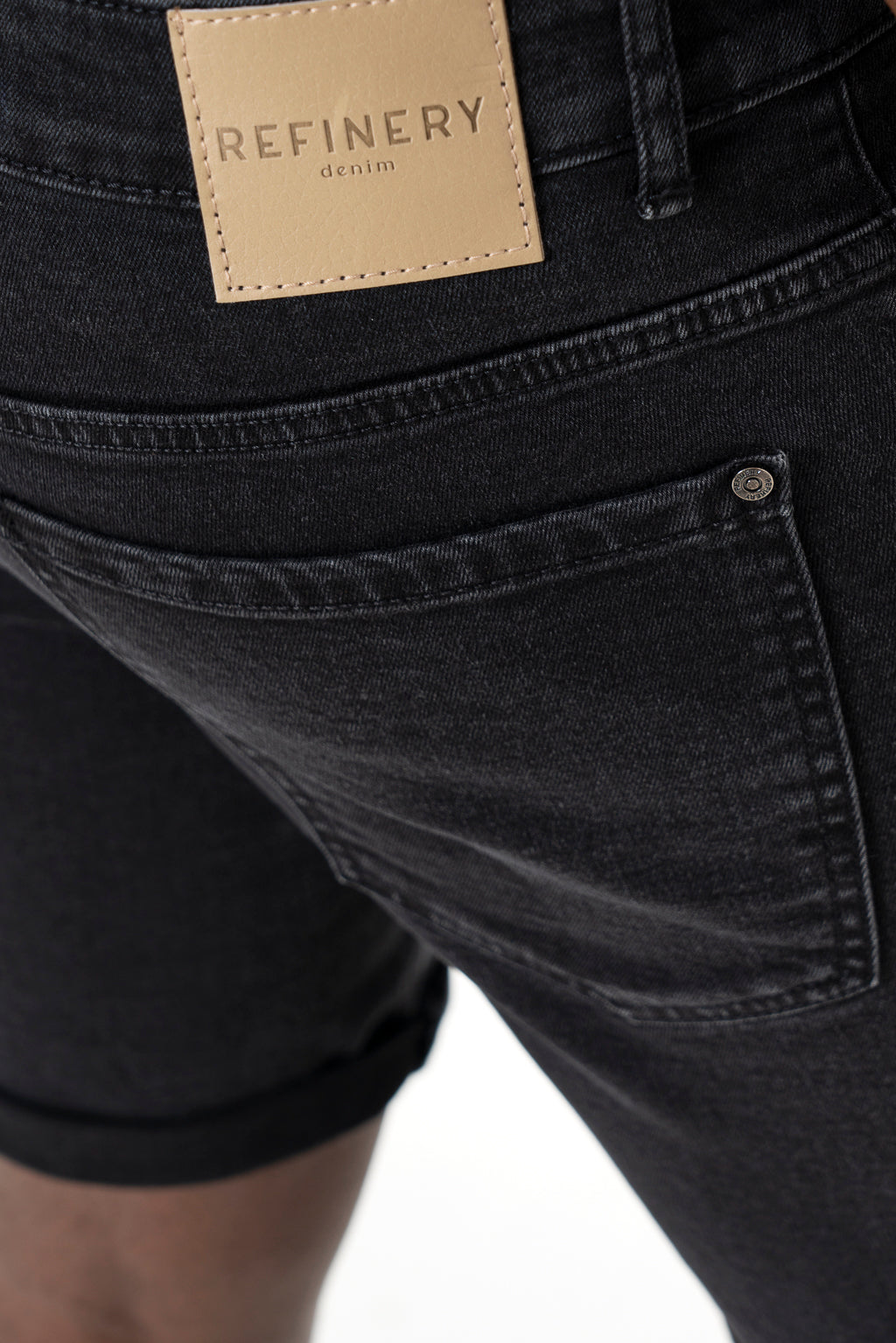 Denim Shorts _ 140343 _ Black Wash