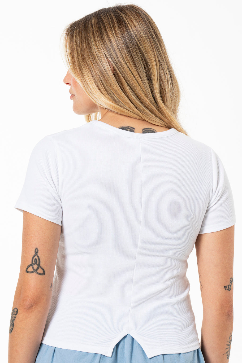 Ribbed T-Shirt _ 141559 _ White