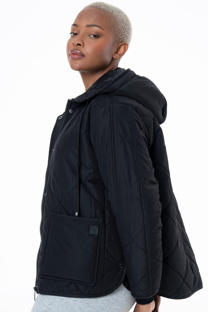 Quilted Puffer Jacket _ 146366 _ Black