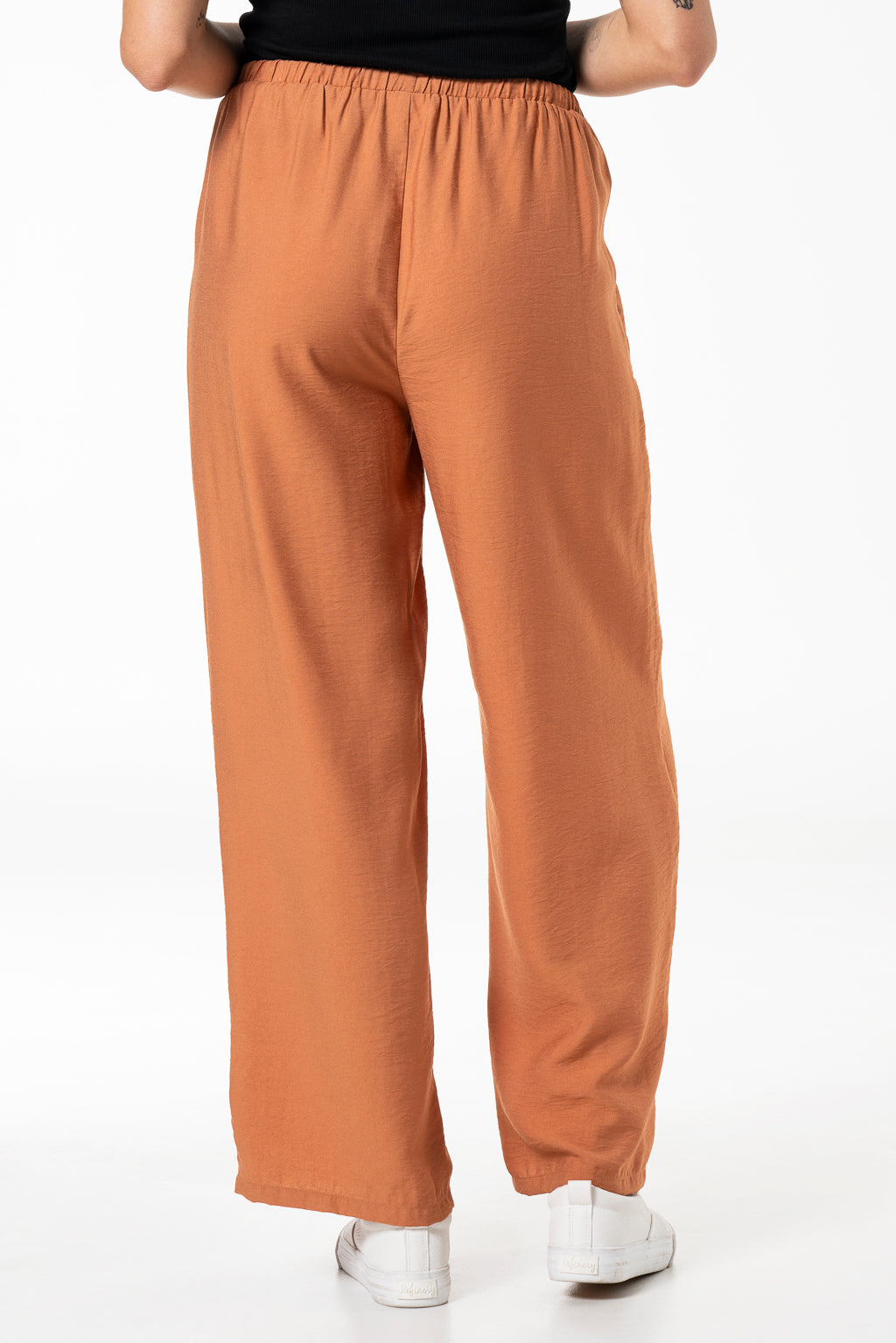 Front Tie Pants _ 141733 _ Rust