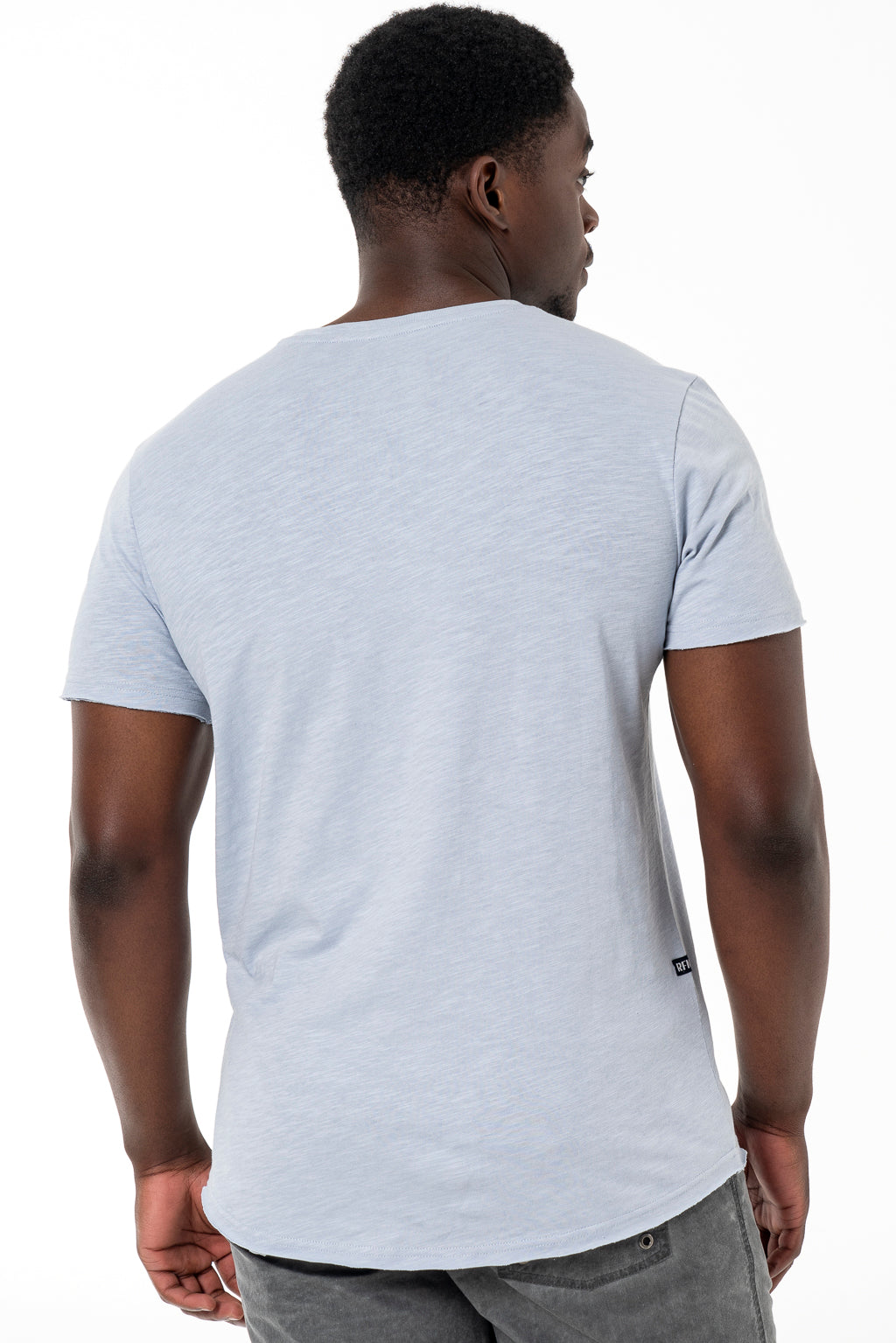 Henley T-Shirt _ 141367 _ Light Blue