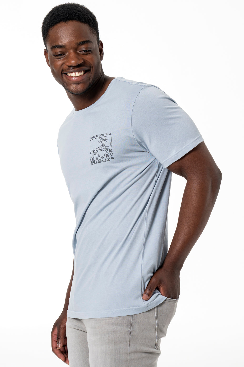 Branded T-Shirt _ 140511 _ Light Blue