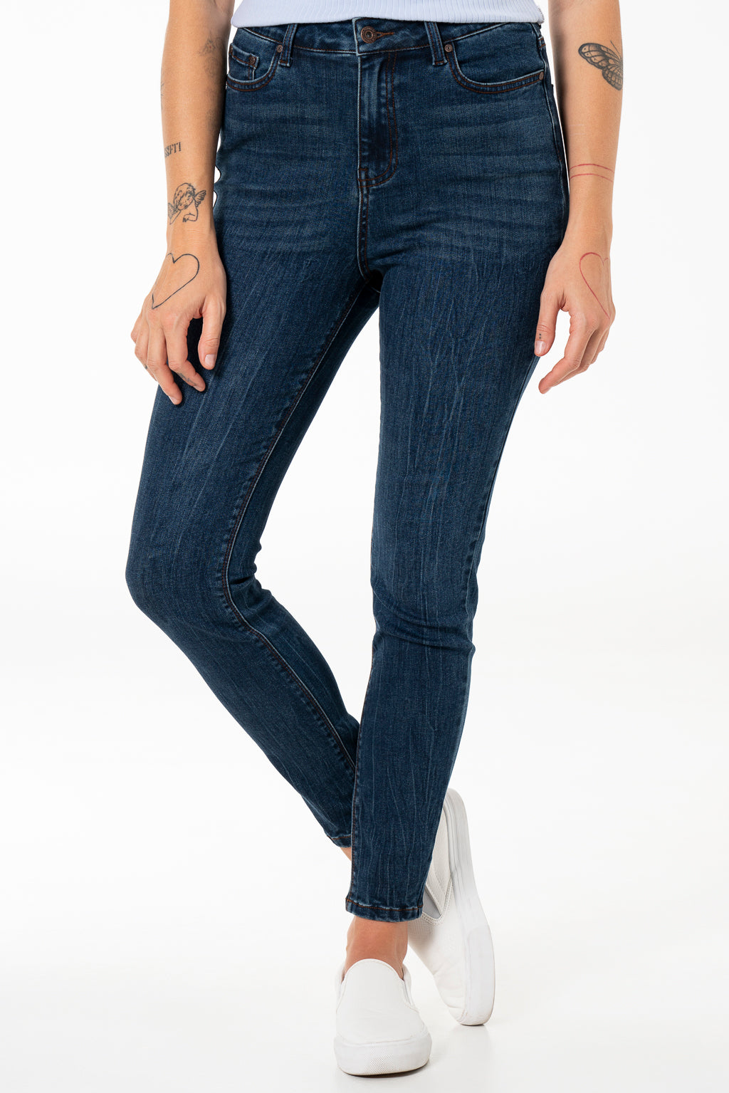 Rf05 Hi-Rise Skinny Jeans _ 142448 _ Dark Wash
