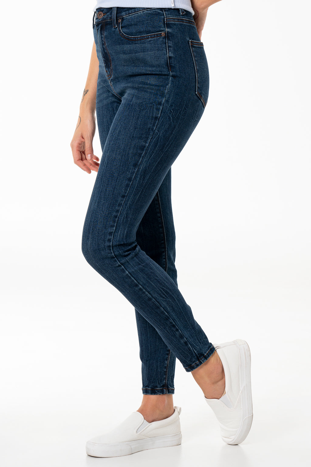 Rf05 Hi-Rise Skinny Jeans _ 142448 _ Dark Wash