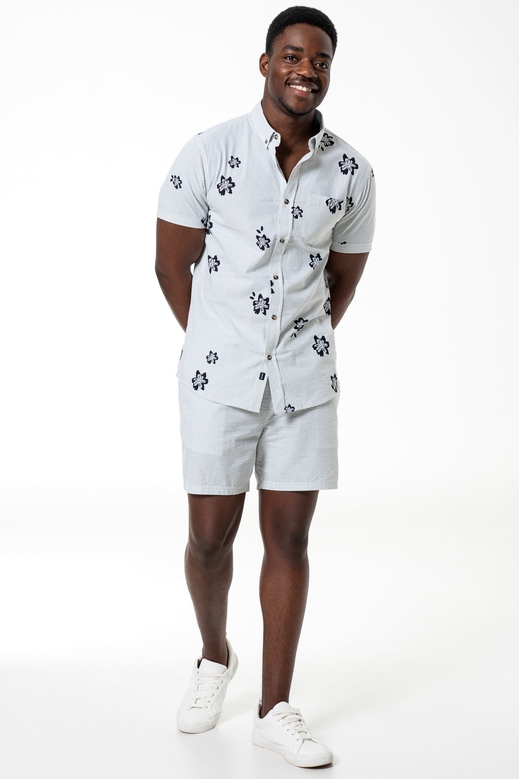 Printed Shirt _ 140189 _ Sage