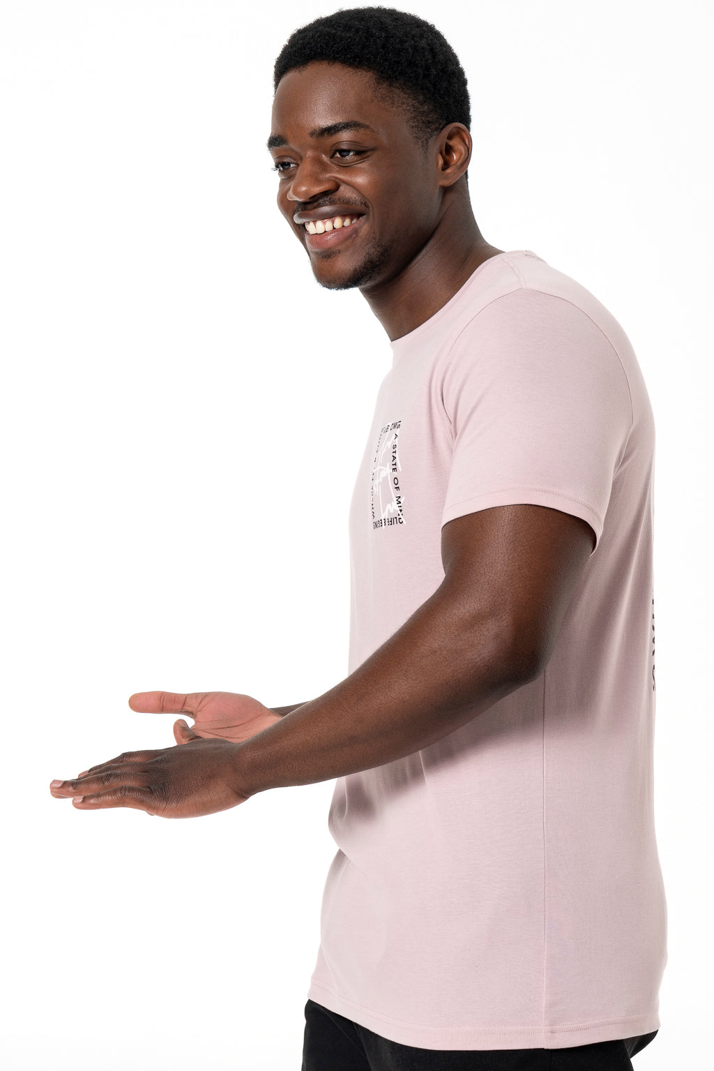 Branded T-Shirt _ 140510 _ Dusty Pink