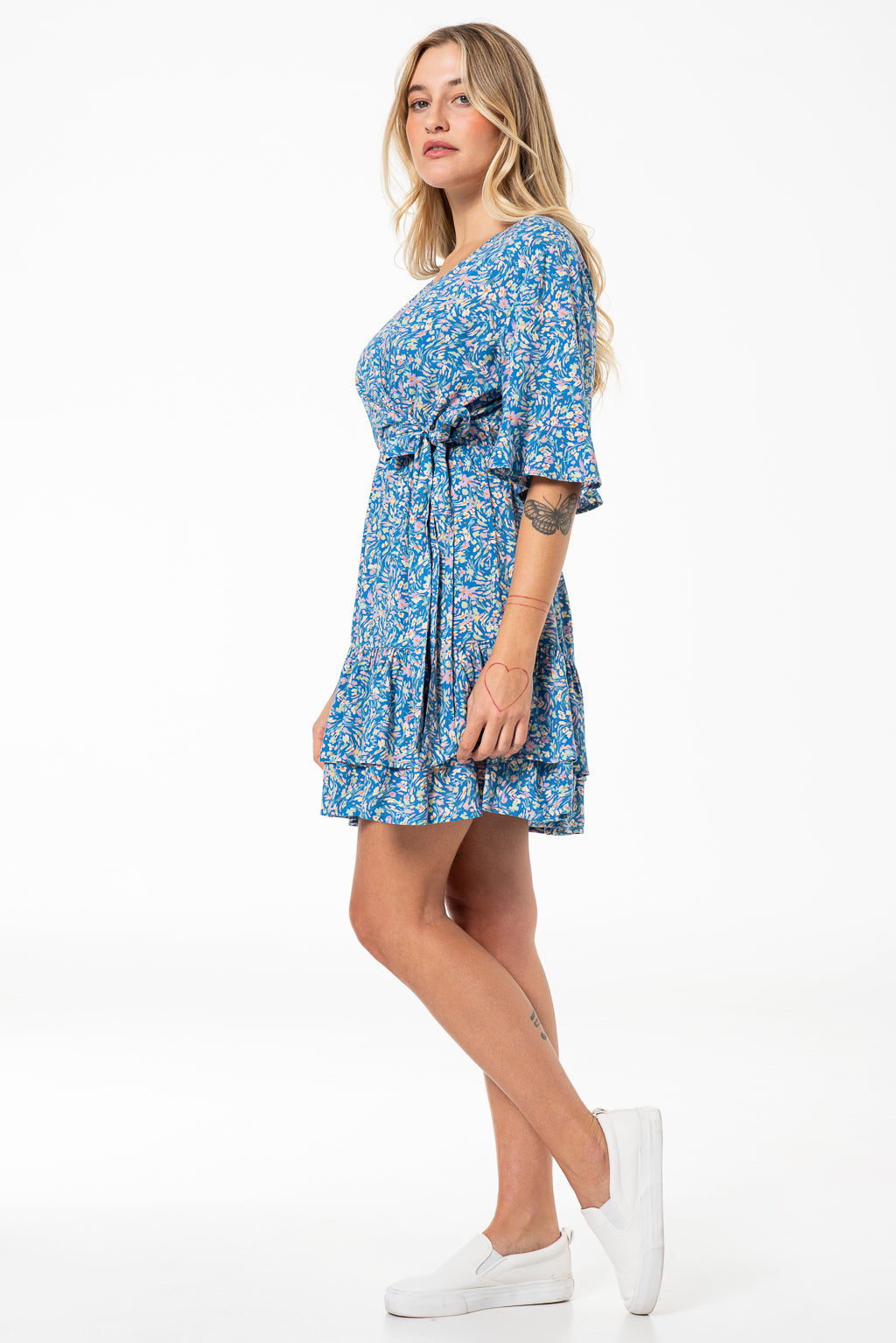 Flare Dress _ 141445 _ Blue