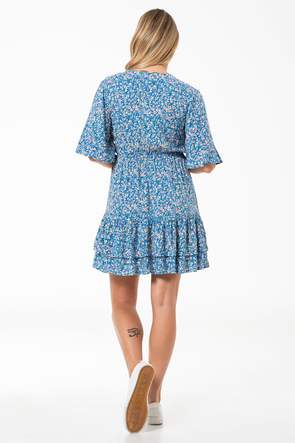Flare Dress _ 141445 _ Blue
