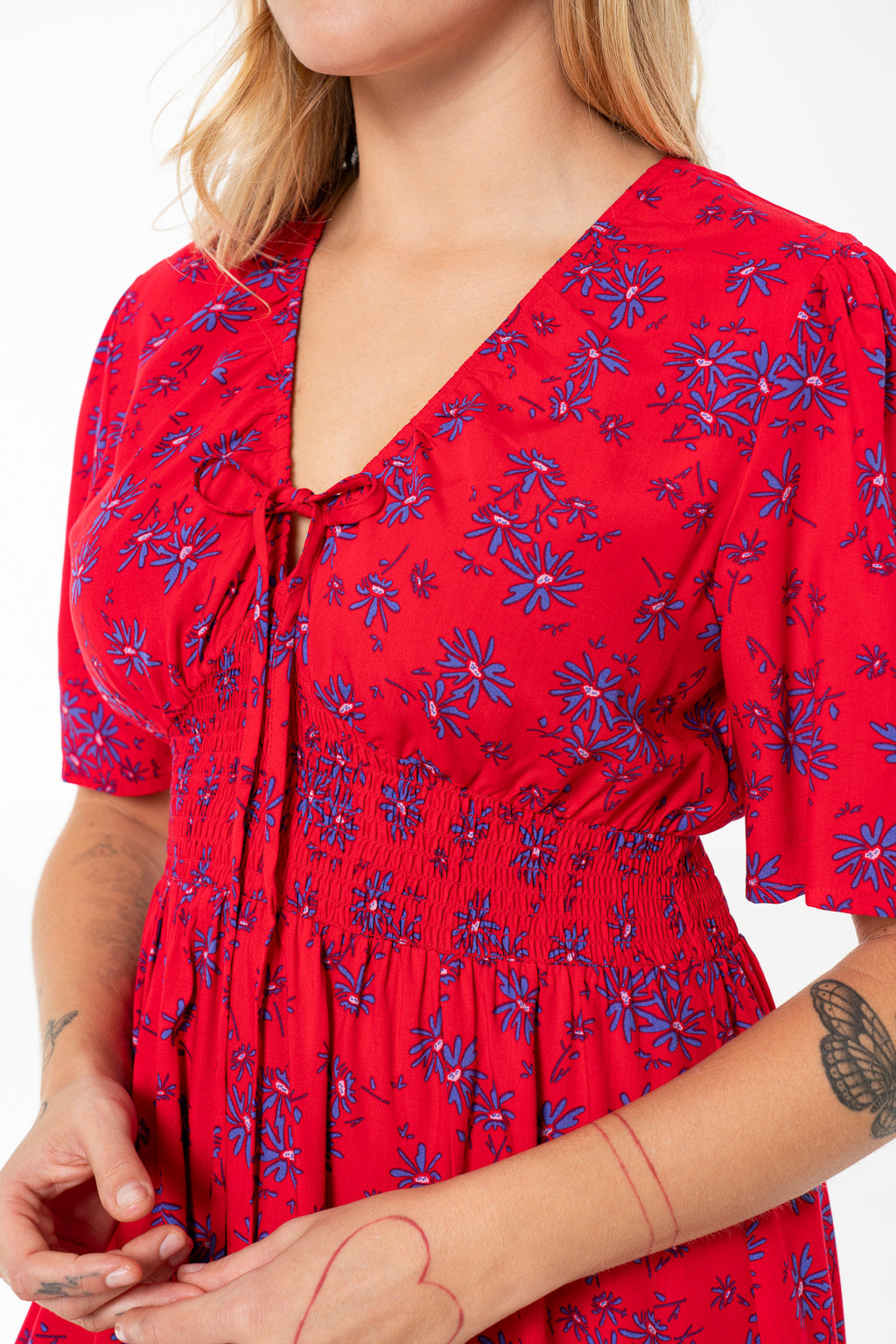 Fit & Flare Dress _ 141346 _ Red