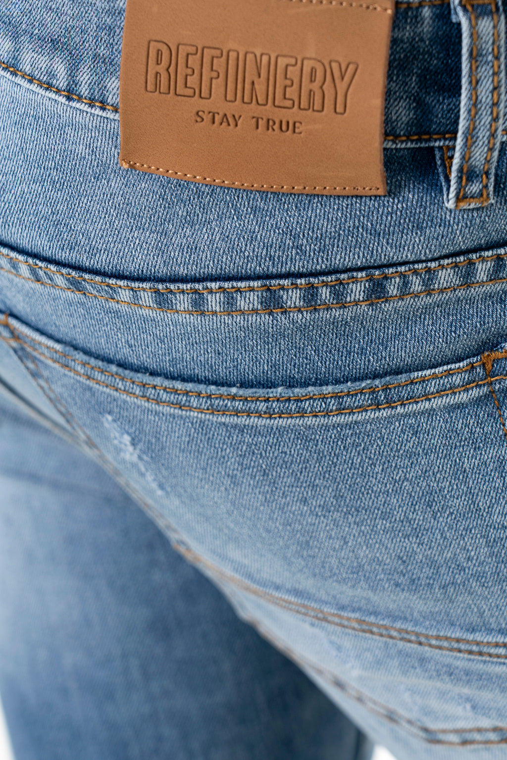 Rf02 Ripped Skinny Denim Jeans _ 140442 _ Mid Wash