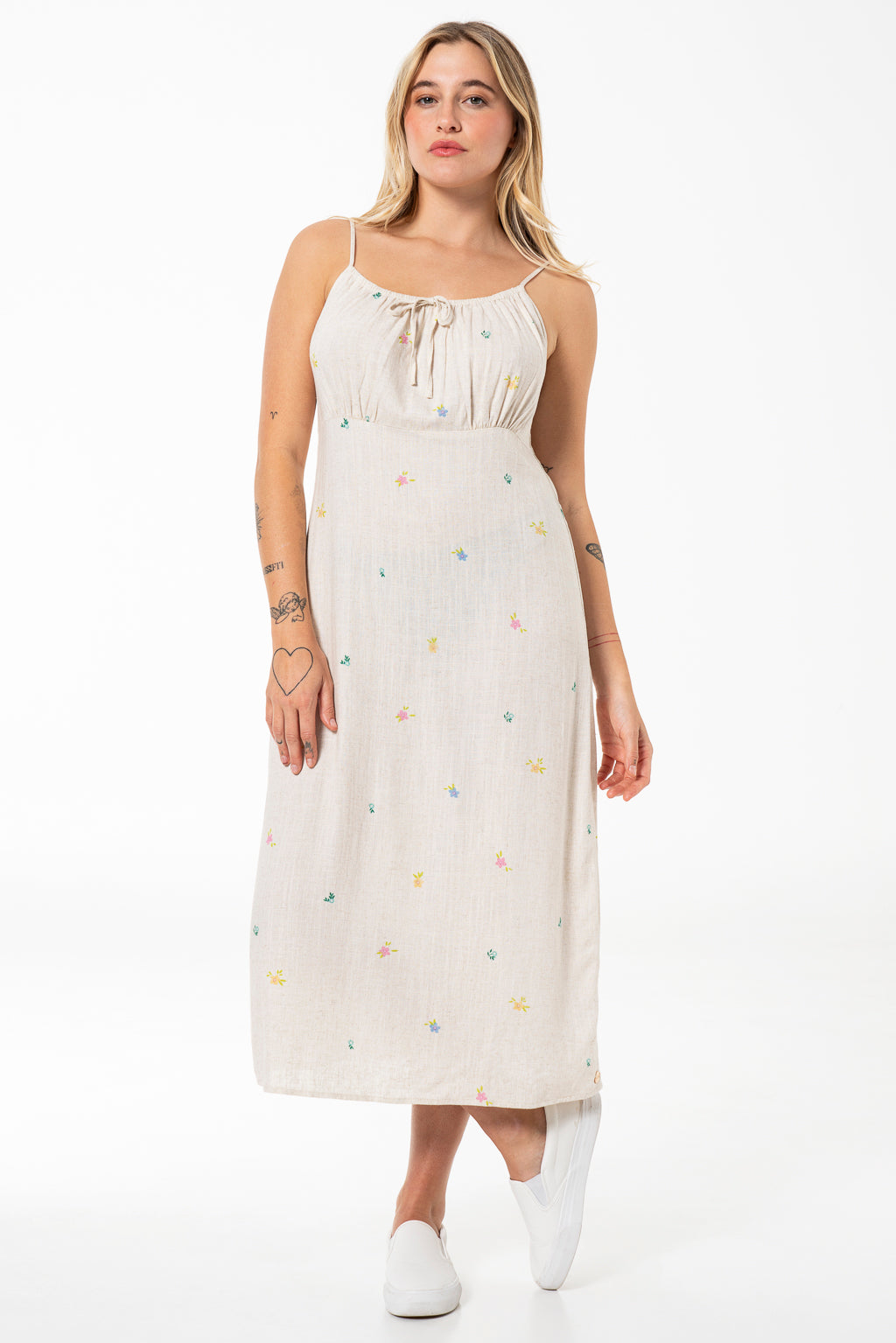 Slip Dress _ 141345 _ Oatmeal
